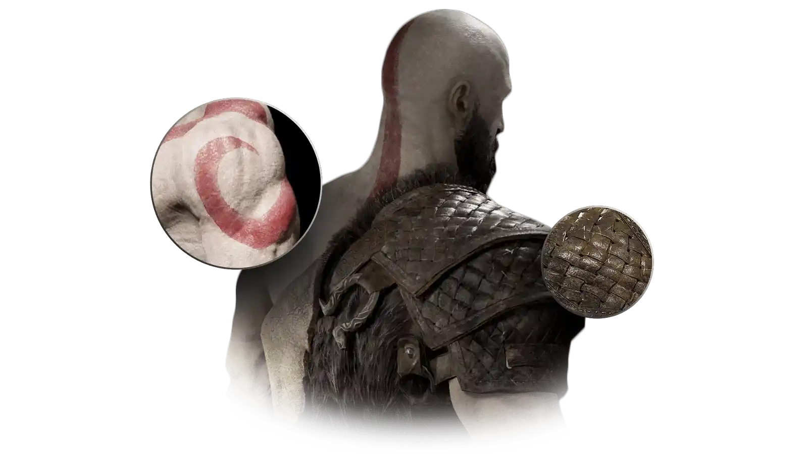 Kratos en guía oficial de atuendos