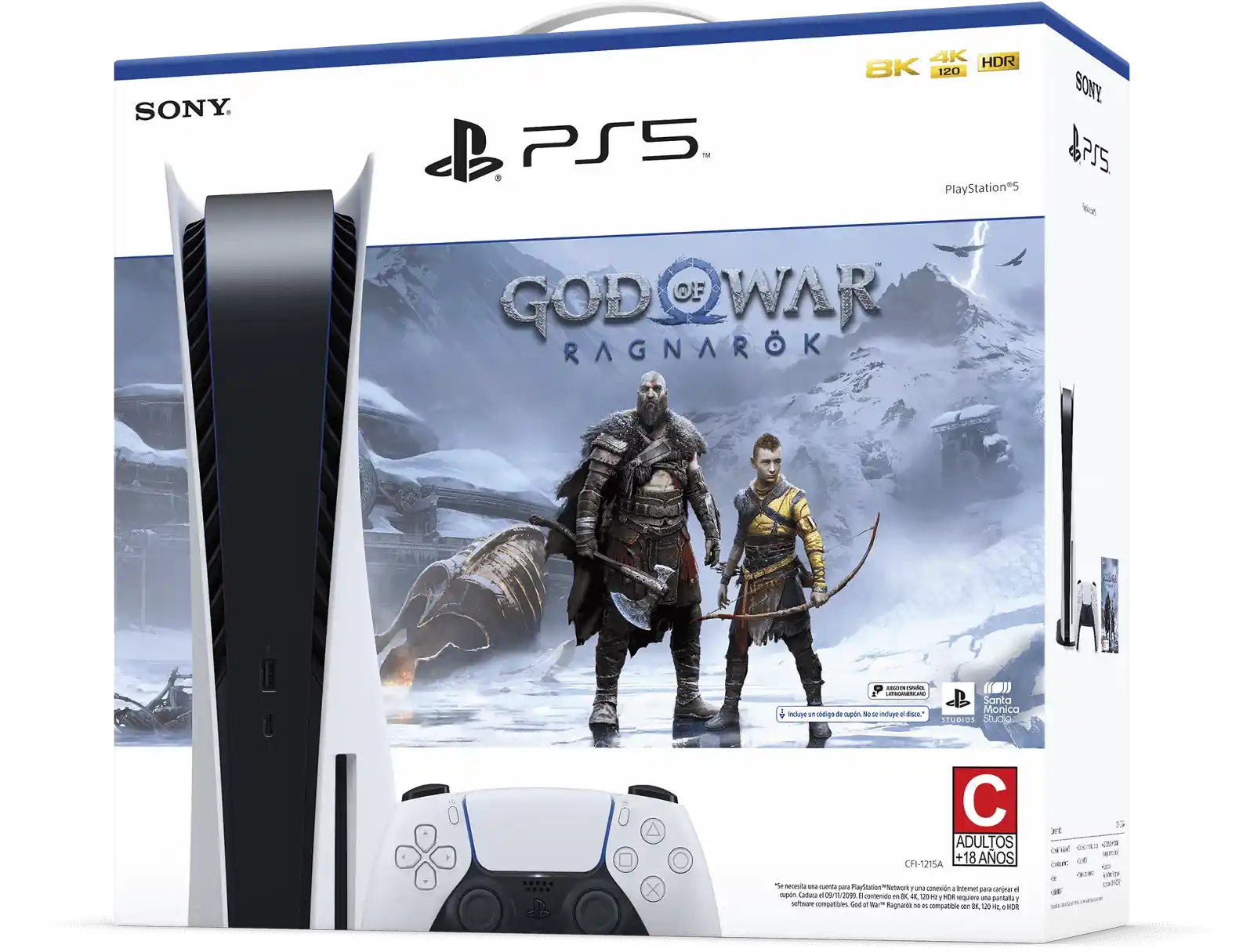 God of War Ragnarok paquete de PS5